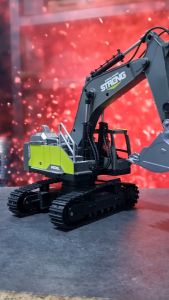 Mainan Mobil Remot Kontrol RC Beko Excavator Strong 16 Fungsi Remot Besi Metal LED