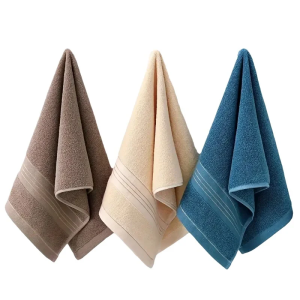 Soft Pure Cotton Face Towels Highly Absorbent Quick Dry Towels for Bathroom Spa Hotel Home Daily Use