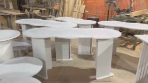 BÀN LÀM VIỆC/ BÀN ĂN LƯỢN SÓNG