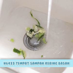 Gratis Semua - Saringan Sampah Wastafel Multifungsi / Tempat Sampah Dapur Kering Basah
