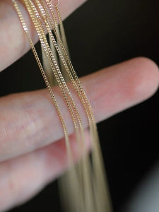 Elegant Adjustable 14K Gold Plated 925 Silver Classic Side Clavicle Chain Necklace for Women Shiny Fashionable Korean Style Jewelry