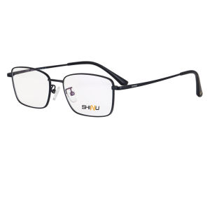 SHINU | SHINU Titanium Eyeglass Frame for Men Square Shape Frame Fashion Glasses Man Frame
