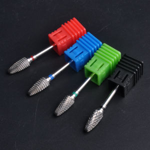 Nail Art Tungsten Steel Grinding Head Nail Art Drill Bit Remove Hard Gel Grinding Head Nail Tungsten Steel Polishing Head manicure machine replacement accessories