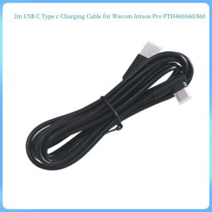 2PACK 2m USB C Type c Charging Cable PTH460 Date Sync Cord Wacom Intuos Pro PTH660 PTH860 Tablet