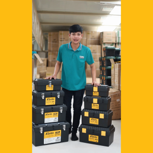 KANTO กล่องเครื่องมือพลาสติก ล็อคเหล็ก/พลาสติก ขนาด 1314171921 นิ้ว รุ่น KT-BOX-MZ14 / KT-BOX-Mi13