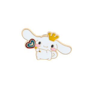Sanrio | Anime Kitty Cat Enamel Pin Cartoon Figure Kuromi Cinnamoroll Pochacco Metal Badge Brooch Jacket Jeans Lapel Pin