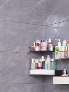 Luxury No-Drilling Wall-Mounted Bathroom Organizer