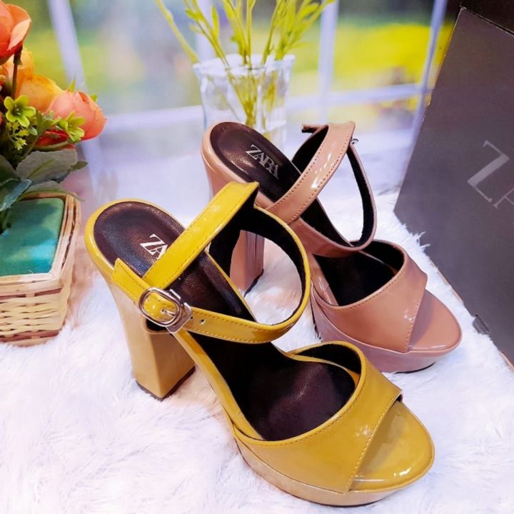 high heels mewah zara premium import Lazada Indonesia