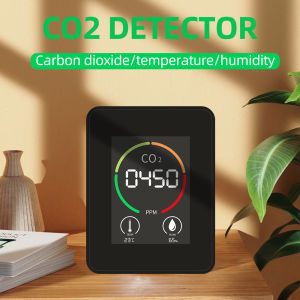 Portable Temperature and humidity Detector Sensor CO2 Meter Air Quality Monitor Analyzer Multifunctional Digital Air Detector