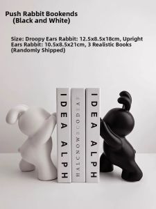Creative Rabbit Bookend Decor