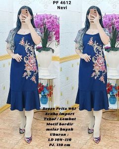 Dress scuba wanita/  Dress terbaru/Dress duyung