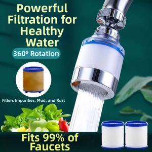 Filtering Water-Saving Kitchen Faucet Nozzle