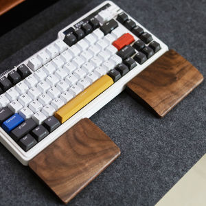 Bàn Phím Hai Mảnh Giá Đỡ Tay Bàn Phím Gasket Giá Đỡ Cổ Tay 65% 75% Lót Bàn Phím Alice Tùy Chỉnh Giá Đỡ Cổ Tay Bằng Gỗ