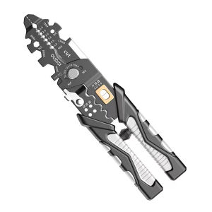 [BONDRE9]สายไฟ Stripper คีมปากคีบมัลติฟังก์ชั่น Stripping CRIMPING คีม SHARP EDGE คีมตัดลวดแบบพกพาเครื่องมือช่างไฟฟ้า