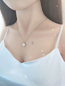 Kalung CLVER Titanium Hitam Putih Merah Pink Hijau Bolak Balik KT 968 - STAY COOL SHOP