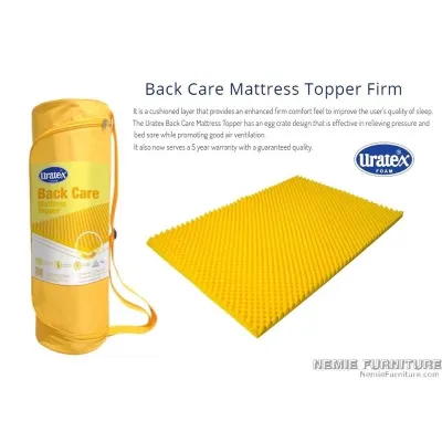 48” Uratex Back Care Bio-aire Egg Mattress Pad Topper Anti Bed Sore Semi Double