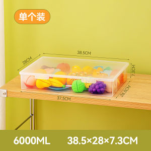 Transparent Rectangular Plastic Box Creative Maker Toy Storage Box Childrens Educational Building Block Parts Organizer Box