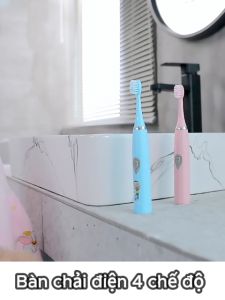 [SALE] Bàn Chải Điện Tự Động 5 In 1 Chăm Sóc Làm Trắng Răng Toàn Diện Máy Đánh Răng Cao Cấp Thế Hệ Mới Tặng Kèm 3 Đầu Bàn Chải