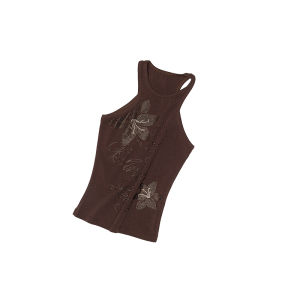 1JINN STUDIO | Floral & Plain Color Back Top