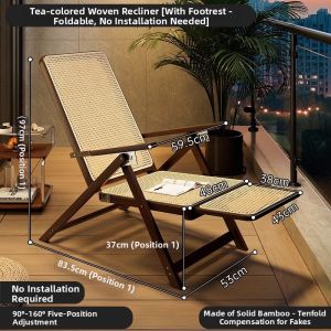 maitian | Reclining Leisure Chair Foldable Balcony Suitable for Elderly Nap