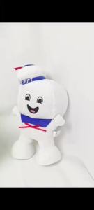 Bandai | Green Ghostbusters Plush Toy Cute Ghost Soft Stuffed Plushie Cartoon Ghostbusters Peluches Ghost Dolls Marshmallow Man Toys Dol