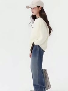 zosee | Girls Warm Two Piece Imitation Sweater V Neck Sweatshirt