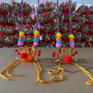 Nine Emperor Gods Festival LED Light Up Crown for Nezha & Sun Wukong Temple Parade Celebration Headwear Accessories New