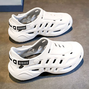 Mens Sports Slippers Summer Outdoor Wearable Sandals Water Crossing Trekking Shoes Anti-slip Head Cover Beach Cool Shoes