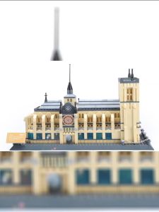 LEG0 Nhà Thờ Đức Bà Paris - Đồ Chơi Lắp Ráp Mô Hình Công Trình Kiến Trúc Nổi Tiếng Thế Giới - Tặng Dây Nháy Phát Sáng
