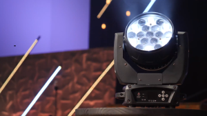 FLowwave ไฟเวทีมูฟวิ่งเฮด 350W 19x15W RGBW LED พร้อมระบบซูม ควบคุมด้วย DMX512 สำหรับดีเจ ดิสโก้ ผับ คาราโอเกะ เวที งานปาร์ตี้ฮาโลวีน