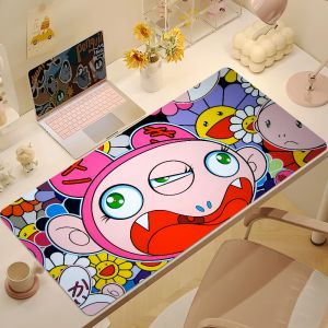 Fashion M-Murakamis T-Takashi Art Mouse Pad Non-slip Thickened MousePad Large Writing Lockedge Office Student Gaming Cushion