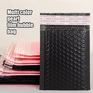 【Free Shipping】Black/Pink Pearlescent Film Bubble Bags Clothing Express Packing Bag Waterproof Shockproof Bubble Envelope Bag