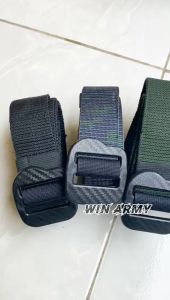 Ikat Pinggang Pria Canvas Militer Fast Unlocking Simple Ikat Pinggang Pria Model Kekinian
