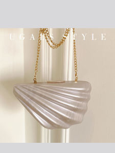 UGALS | Wings and Shell Decor Mini Acrylic Handbag