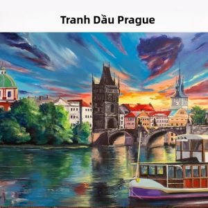 1000 Miếng Ghép Hình Phiên Bản Dành Cho Người Lớn Tranh Sơn Dầu Praha Thiết Kế Trang Trí Nhà Treo Tường Hiển Thị Lý Tưởng Sinh Nhật Lễ Hội Quà Tặng