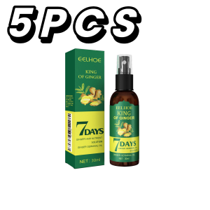 น้ํามันขิง Hair Booster Serum สเปรย์บํารุงหนังศีรษะรูขุมขน Refresh Control Oil เสริมสร้างรากผม Nutrient Solution