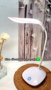 ( SIAP KIRIM ) Lampu Belajar/ Baca Lampu Meja LED 3 Mode Sentuh Eyelash Extension