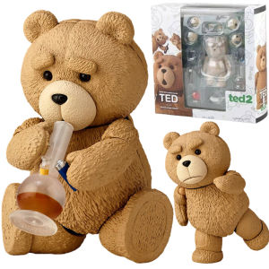 Bandai | Movie Ted 2 Teddy Bear AMAZING YAMAGUCHI Action Figures Joint Movable Collectible Model Doll Toys Desk Ornament Birthday Gifts