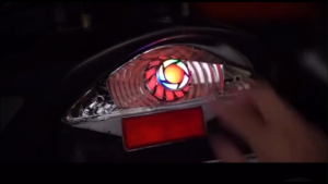 1157 Motorcycle Brake Light Eagle Eye Led Brake Tail Light Angel Eye Rainbow Blue Colorful Bulb Lampu Brake LAGENDA 115