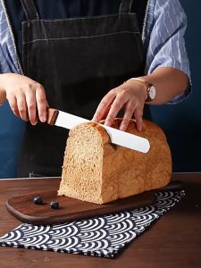 Stainless Steel Bread Knife-Bread Loaf Cutting Pastries Cake Fruit Café Restaurant Kitchen Home Use