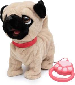 [READY STOCK] Moving Stuffed Animal Dog Toy – Talking Puppy Walking Barking Electronic Pet Battery Operated Voice Imitation Cute Gift for Kids Boys Girls