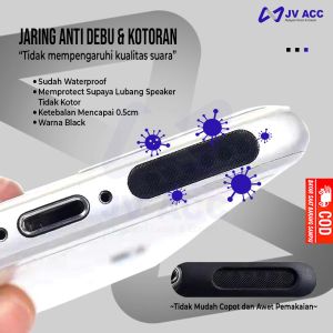STIKER JARING ANTI DEBU KOTORAN PENUTUP LUBANG SPEAKER HP
