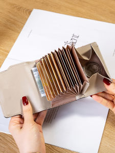 SIFULUN | Portable Cowhide Wallet with Key and Coin Holder
