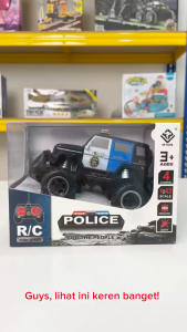 RC Rock Crawler Mobil Remote Kontrol Jeep Off Road Mini Mainan Remote Mobil Polisi Mainan Anak Perempuan - Mainan Anak Laki Laki