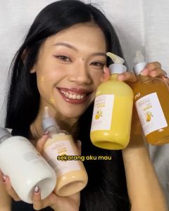 LUME PAKET 3 IN 1 SHOWER OIL SHAMPOO FACIAL WASH SULFATE FREE BODY HAIR FACE SABUN MANDI SHAMPOO MENGATASI RAMBUT RONTOK KETOMBE SABUN MUKA LUMECOLORS