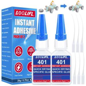 LOOLIFL | LOOLIFL Siêu Keo Nhanh Khô 10 Giây Liên Kết Chống Thấm Nước Cho Đồ Chơi Sửa Chữa 3D In Sửa Giày DIY Cyanoacrylate Keo