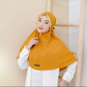 Jilbab instan Maryam Renda Bergo kekinian Kerudung terbaru 2022 Hijab Dewasa syari