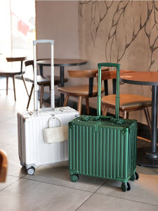 Jiyou 20-Inch Luggage Hard Shell Password Travel Suitcase Men Women Carry-On Bag Lightweight Spinner Wheel Polyester Interior