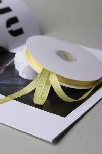 Ruộng Băng Gingham Hai Mặt 50 Thước Rộng 10mm Dùng Trang Trí Đám Cưới Giáng Sinh Tiệc Tùng Làm Đồ Thủ Công Làm Nơ Và Gói Quà