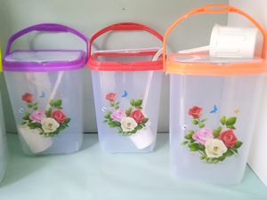 Tempat Es Buah Segi/Toples Gayung Sirup 16lt / MPW / Plastik